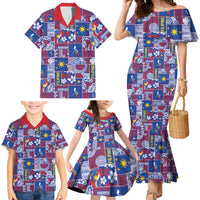 Filipino Maligayang Pasko Family Matching Mermaid Dress and Hawaiian Shirt Pacific Patchwork Xmas Vibes LT9 - Polynesian Pride
