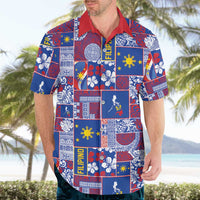Filipino Maligayang Pasko Hawaiian Shirt Pacific Patchwork Xmas Vibes LT9 - Polynesian Pride