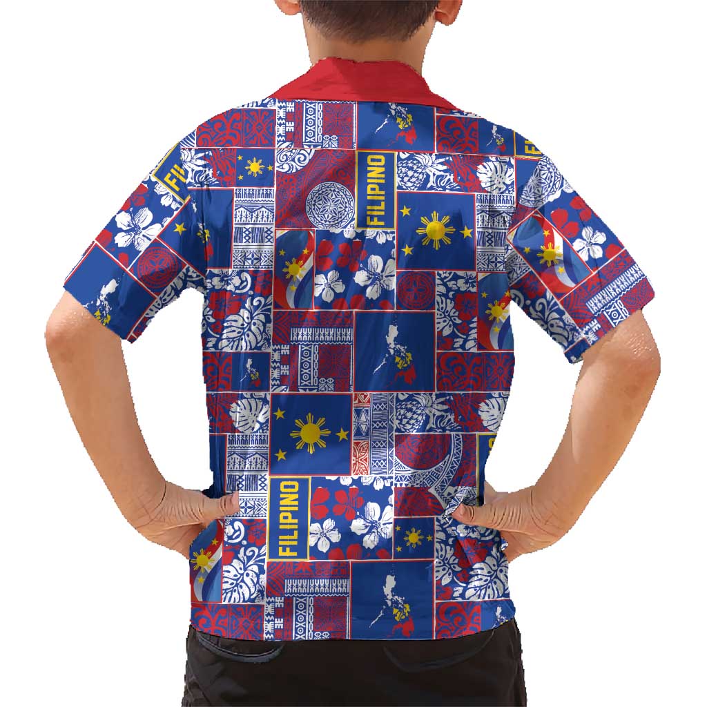 Filipino Maligayang Pasko Hawaiian Shirt Pacific Patchwork Xmas Vibes LT9 - Polynesian Pride
