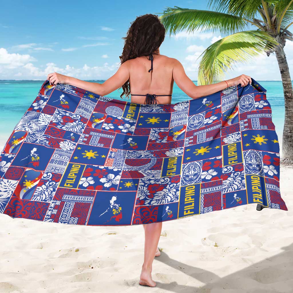 Filipino Maligayang Pasko Sarong Pacific Patchwork Xmas Vibes - Polynesian Pride