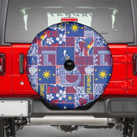 Filipino Maligayang Pasko Spare Tire Cover Pacific Patchwork Xmas Vibes LT9 - Polynesian Pride