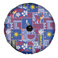 Filipino Maligayang Pasko Spare Tire Cover Pacific Patchwork Xmas Vibes LT9 - Polynesian Pride