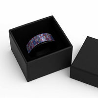 Filipino Maligayang Pasko Spinner Ring Pacific Patchwork Xmas Vibes - Polynesian Pride