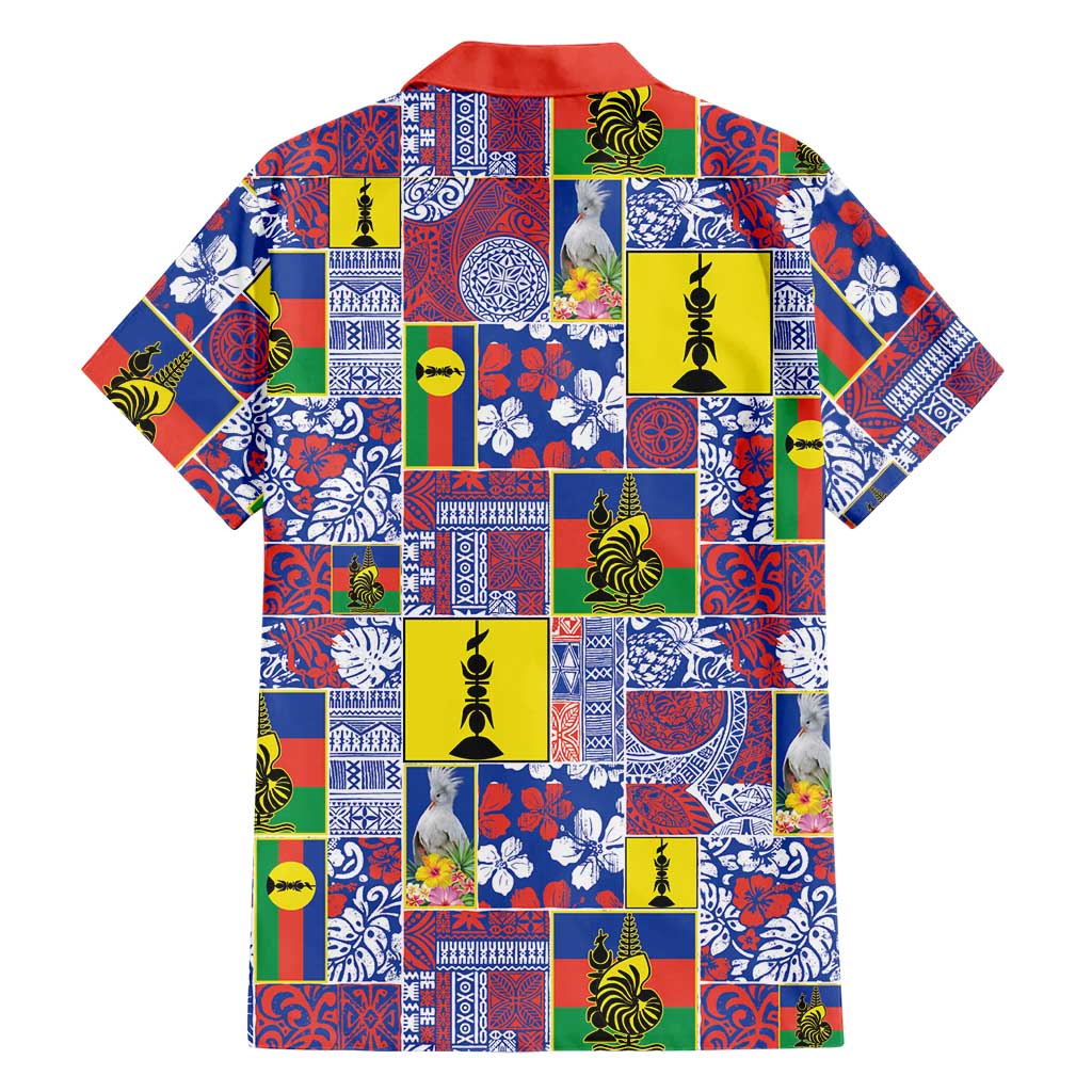 New Caledonia Joyeux Noel Family Matching Off Shoulder Maxi Dress and Hawaiian Shirt Pacific Patchwork Xmas Vibes LT9 - Polynesian Pride