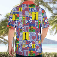 New Caledonia Joyeux Noel Hawaiian Shirt Pacific Patchwork Xmas Vibes - Polynesian Pride