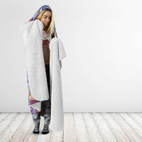 New Caledonia Joyeux Noel Hooded Blanket Pacific Patchwork Xmas Vibes - Polynesian Pride