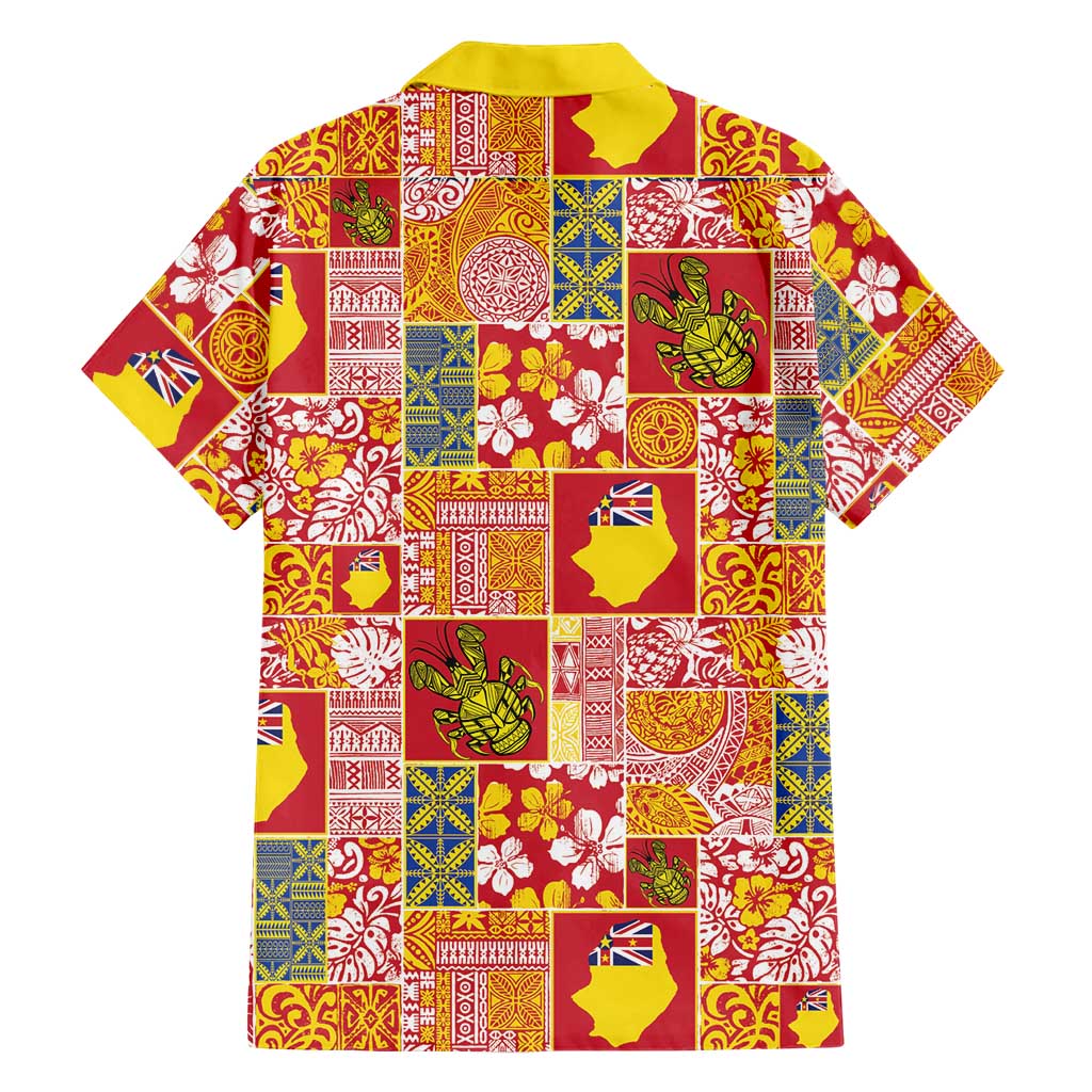 Niue Monuina e Kilisimasi Hawaiian Shirt Pacific Patchwork Xmas Vibes LT9 - Polynesian Pride