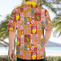 Niue Monuina e Kilisimasi Hawaiian Shirt Pacific Patchwork Xmas Vibes LT9 - Polynesian Pride