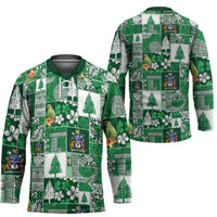 Norfolk Island Meri Krismas Hockey Jersey Pacific Patchwork Xmas Vibes LT9 - Polynesian Pride