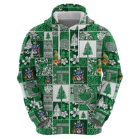 Norfolk Island Meri Krismas Hoodie Pacific Patchwork Xmas Vibes LT9 - Polynesian Pride