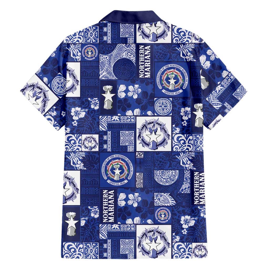 Northern Mariana Islands Magof Nochebuena Family Matching Long Sleeve Bodycon Dress and Hawaiian Shirt Pacific Patchwork Xmas Vibes LT9 - Polynesian Pride