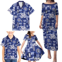 Northern Mariana Islands Magof Nochebuena Family Matching Puletasi and Hawaiian Shirt Pacific Patchwork Xmas Vibes LT9 - Polynesian Pride