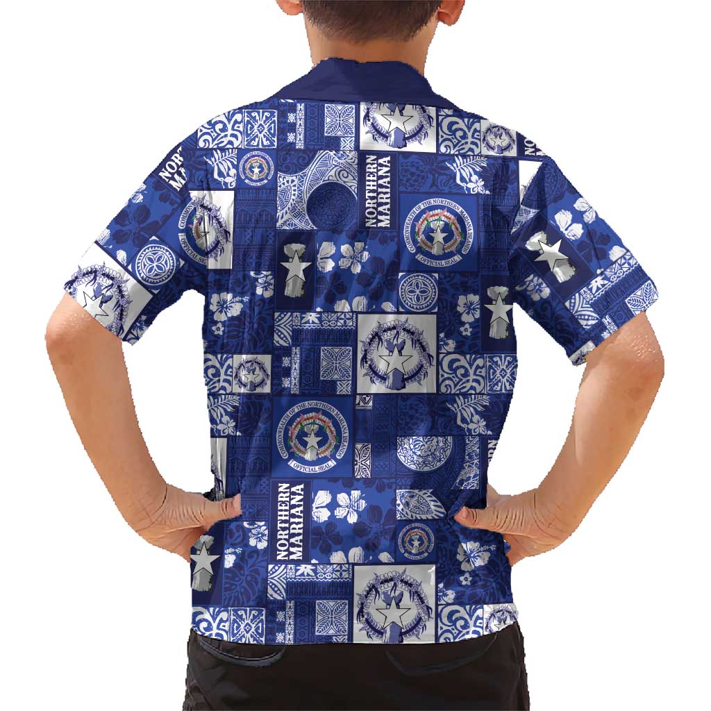 Northern Mariana Islands Magof Nochebuena Family Matching Summer Maxi Dress and Hawaiian Shirt Pacific Patchwork Xmas Vibes LT9 - Polynesian Pride