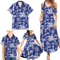 Northern Mariana Islands Magof Nochebuena Family Matching Summer Maxi Dress and Hawaiian Shirt Pacific Patchwork Xmas Vibes LT9 - Polynesian Pride