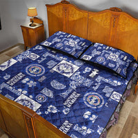 Northern Mariana Islands Magof Nochebuena Quilt Bed Set Pacific Patchwork Xmas Vibes LT9 - Polynesian Pride