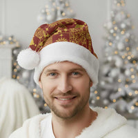 Rotuma Faiakse'ea 'e Kirisimasi Christmas Santa Hat Pacific Patchwork Xmas Vibes - Polynesian Pride