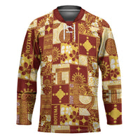 Rotuma Faiakse'ea 'e Kirisimasi Hockey Jersey Pacific Patchwork Xmas Vibes - Polynesian Pride