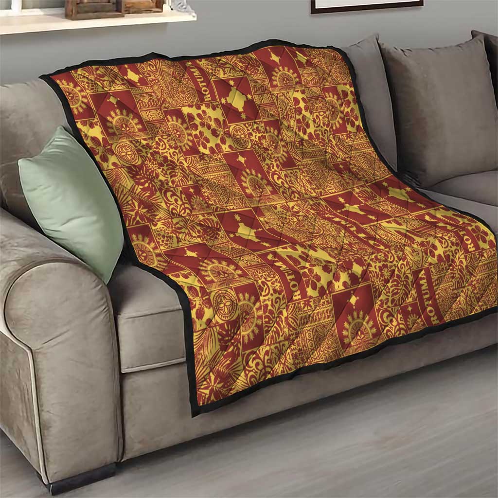Rotuma Faiakse'ea 'e Kirisimasi Quilt Pacific Patchwork Xmas Vibes - Polynesian Pride