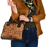 Rotuma Faiakse'ea 'e Kirisimasi Shoulder Handbag Pacific Patchwork Xmas Vibes - Polynesian Pride
