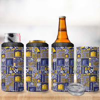 Tokelau Manuia te Kilihimahi 4 in 1 Can Cooler Tumbler Pacific Patchwork Xmas Vibes LT9 - Polynesian Pride