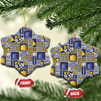 Tokelau Manuia te Kilihimahi Ceramic Ornament Pacific Patchwork Xmas Vibes - Polynesian Pride