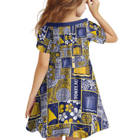 Tokelau Manuia te Kilihimahi Family Matching Off Shoulder Maxi Dress and Hawaiian Shirt Pacific Patchwork Xmas Vibes LT9 - Polynesian Pride