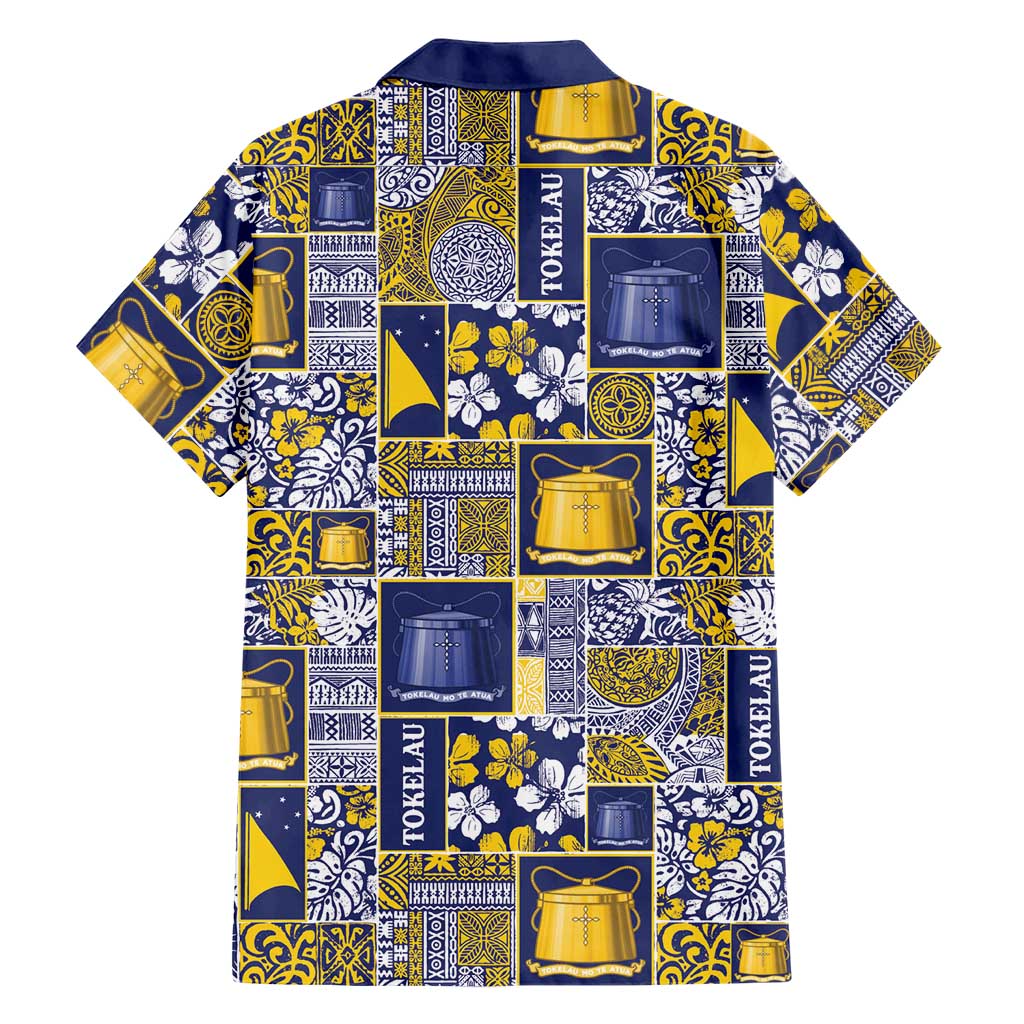 Tokelau Manuia te Kilihimahi Family Matching Off Shoulder Maxi Dress and Hawaiian Shirt Pacific Patchwork Xmas Vibes LT9 - Polynesian Pride