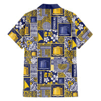 Tokelau Manuia te Kilihimahi Family Matching Off Shoulder Maxi Dress and Hawaiian Shirt Pacific Patchwork Xmas Vibes LT9 - Polynesian Pride