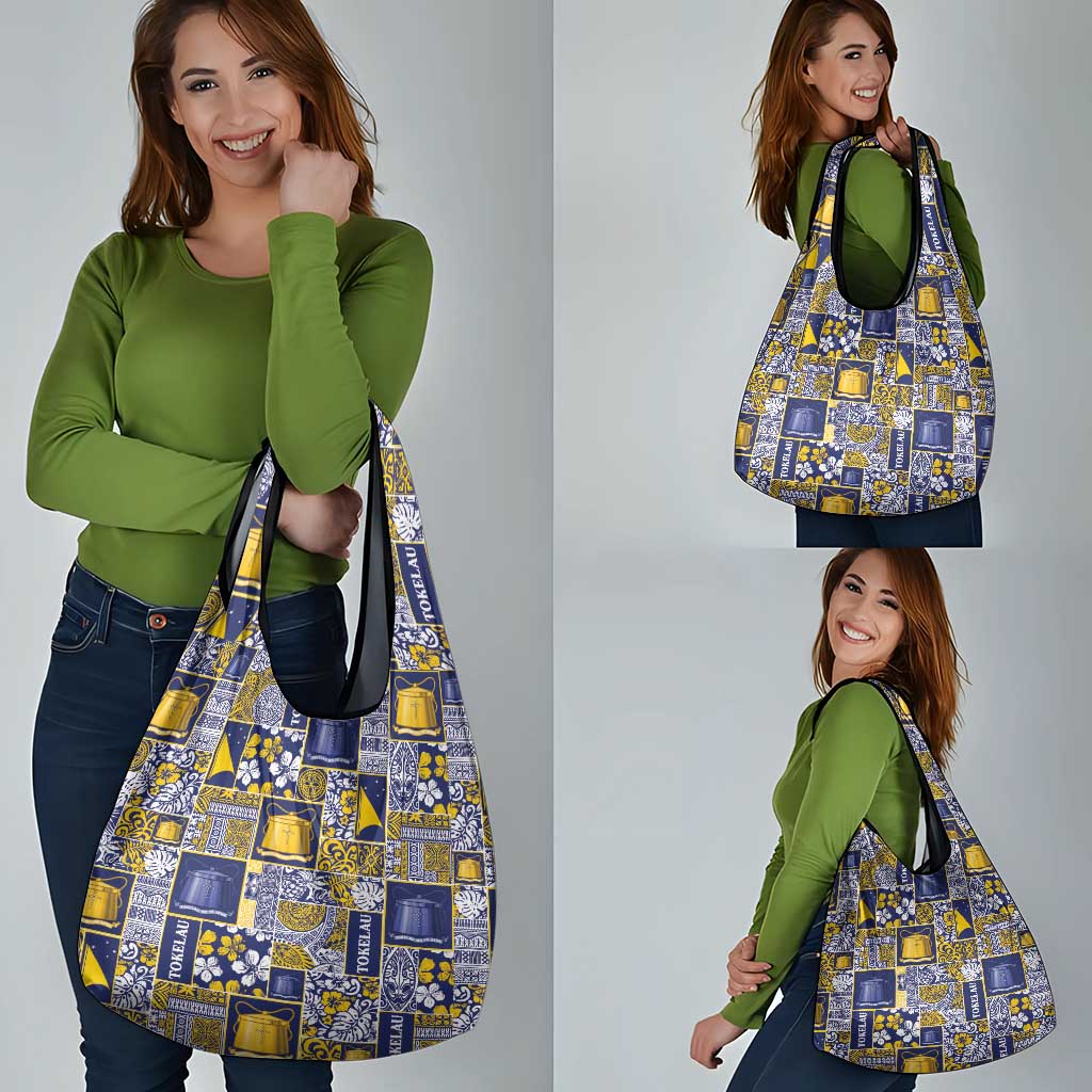 Tokelau Manuia te Kilihimahi Grocery Bag Pacific Patchwork Xmas Vibes - Polynesian Pride