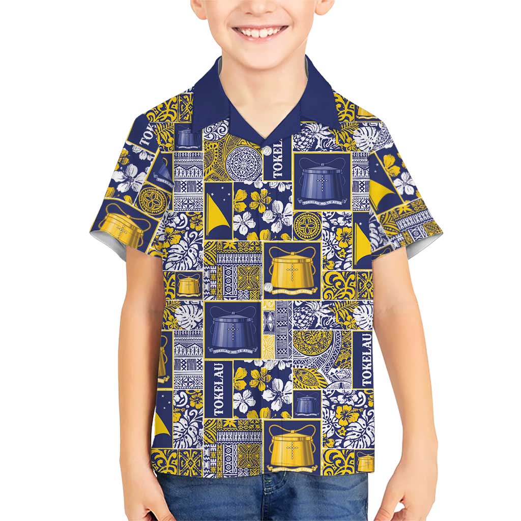 Tokelau Manuia te Kilihimahi Hawaiian Shirt Pacific Patchwork Xmas Vibes - Polynesian Pride