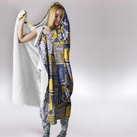 Tokelau Manuia te Kilihimahi Hooded Blanket Pacific Patchwork Xmas Vibes - Polynesian Pride