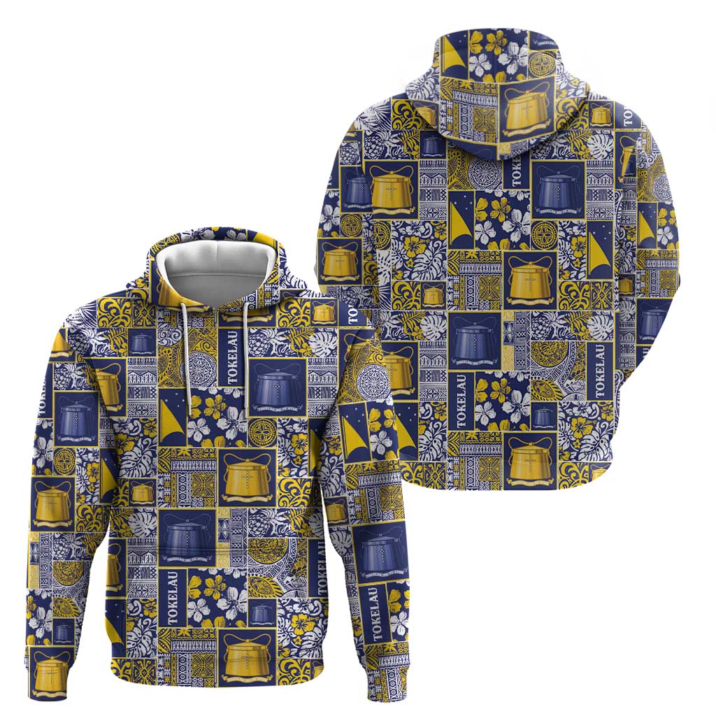 Tokelau Manuia te Kilihimahi Hoodie Pacific Patchwork Xmas Vibes LT9 - Polynesian Pride