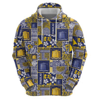 Tokelau Manuia te Kilihimahi Hoodie Pacific Patchwork Xmas Vibes LT9 - Polynesian Pride
