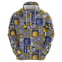 Tokelau Manuia te Kilihimahi Hoodie Pacific Patchwork Xmas Vibes LT9 - Polynesian Pride