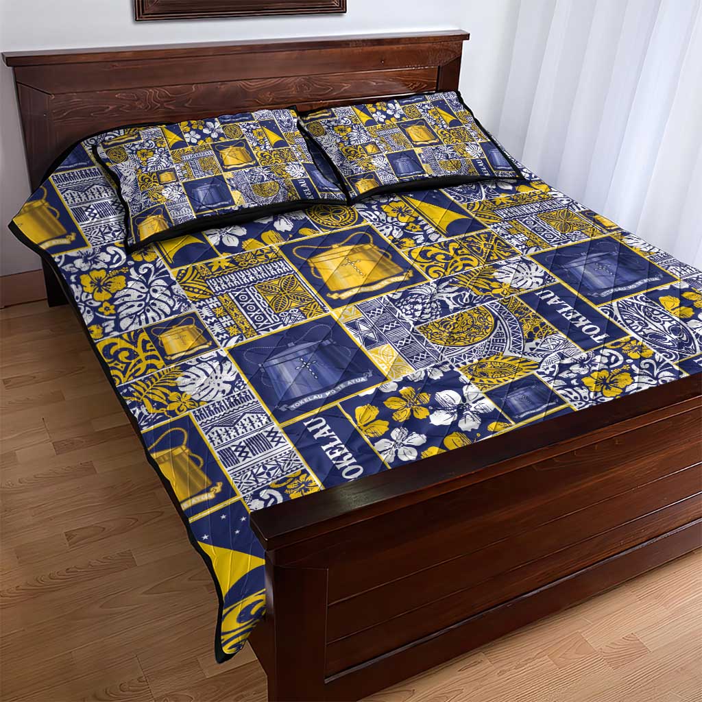 Tokelau Manuia te Kilihimahi Quilt Bed Set Pacific Patchwork Xmas Vibes - Polynesian Pride