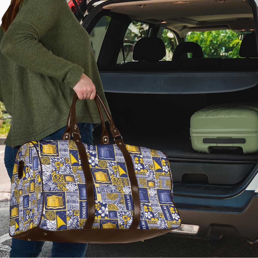 Tokelau Manuia te Kilihimahi Travel Bag Pacific Patchwork Xmas Vibes - Polynesian Pride