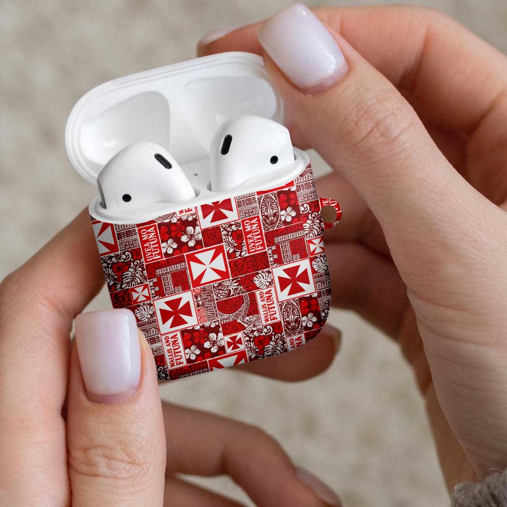 Wallis Et Futuna Kilisimasi Fiefia AirPods Case Pacific Patchwork Xmas Vibes LT9 - Polynesian Pride