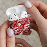 Wallis Et Futuna Kilisimasi Fiefia AirPods Case Pacific Patchwork Xmas Vibes LT9 - Polynesian Pride