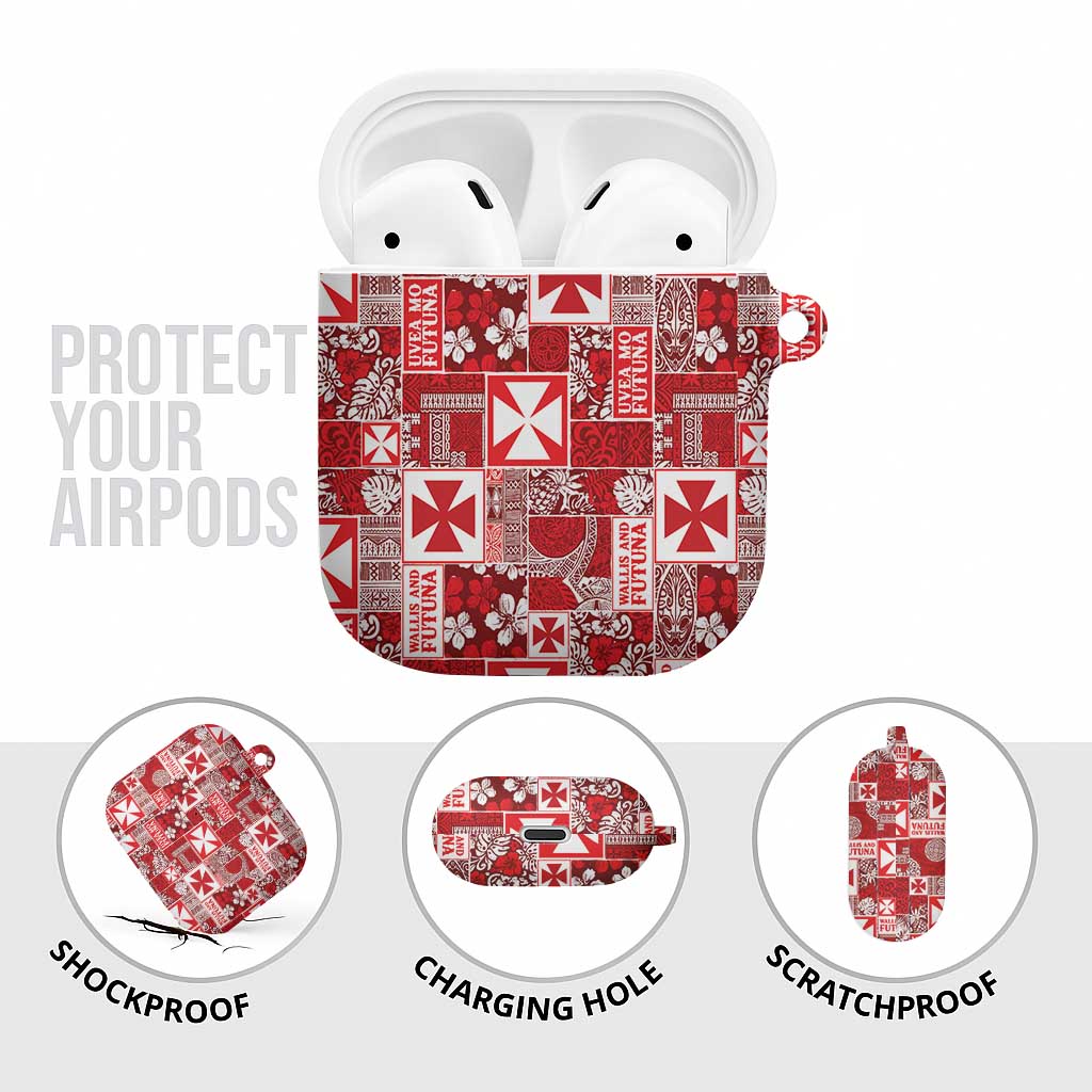 Wallis Et Futuna Kilisimasi Fiefia AirPods Case Pacific Patchwork Xmas Vibes LT9 - Polynesian Pride