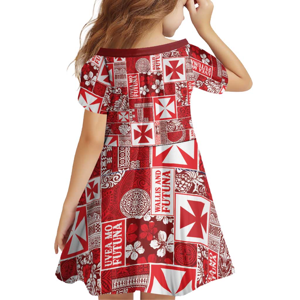 Wallis Et Futuna Kilisimasi Fiefia Family Matching Off Shoulder Maxi Dress and Hawaiian Shirt Pacific Patchwork Xmas Vibes LT9 - Polynesian Pride
