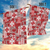 Wallis Et Futuna Kilisimasi Fiefia Garden Flag Pacific Patchwork Xmas Vibes LT9 - Polynesian Pride