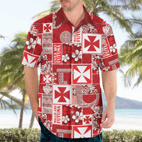 Wallis Et Futuna Kilisimasi Fiefia Hawaiian Shirt Pacific Patchwork Xmas Vibes - Polynesian Pride
