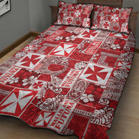Wallis Et Futuna Kilisimasi Fiefia Quilt Bed Set Pacific Patchwork Xmas Vibes LT9 - Polynesian Pride
