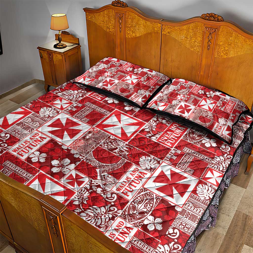 Wallis Et Futuna Kilisimasi Fiefia Quilt Bed Set Pacific Patchwork Xmas Vibes LT9 - Polynesian Pride