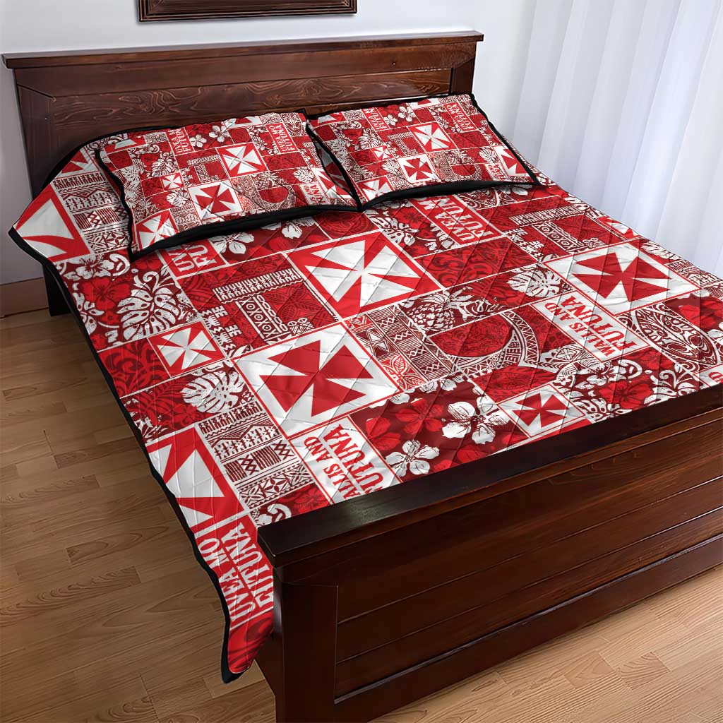 Wallis Et Futuna Kilisimasi Fiefia Quilt Bed Set Pacific Patchwork Xmas Vibes LT9 - Polynesian Pride
