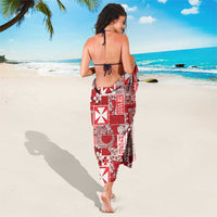 Wallis Et Futuna Kilisimasi Fiefia Sarong Pacific Patchwork Xmas Vibes - Polynesian Pride