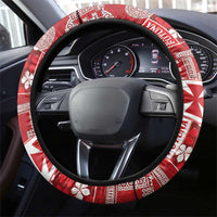 Wallis Et Futuna Kilisimasi Fiefia Steering Wheel Cover Pacific Patchwork Xmas Vibes LT9 - Polynesian Pride