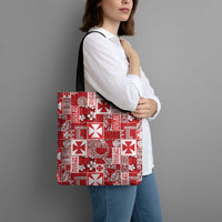 Wallis Et Futuna Kilisimasi Fiefia Tote Bag Pacific Patchwork Xmas Vibes LT9 - Polynesian Pride
