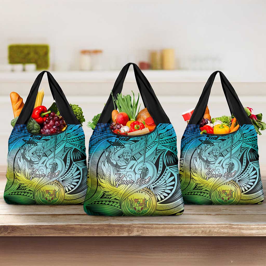 Personalised Aloha King Kamehameha Spirits Grocery Bag Art Special