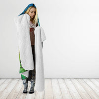Personalised Aloha King Kamehameha Spirits Hooded Blanket Art Special